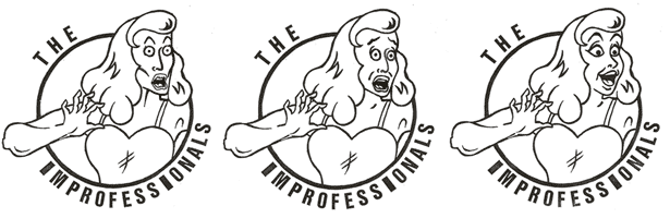 Temporary makeover of Lucy, mascot of the Improfessionals